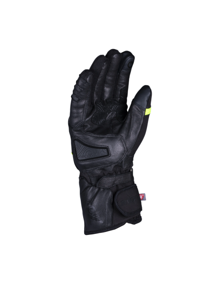 Guantes de moto Seventy Degrees SD-T7 Gobi Hombre Negro/Amarillo Fluor | Tecnoescape Bike