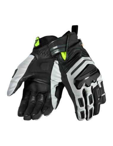 Guantes de moto Seventy Degrees SD-T13 Aspen Light Hombre Gris/Amarillo Brillante | Tecnoescape Bike