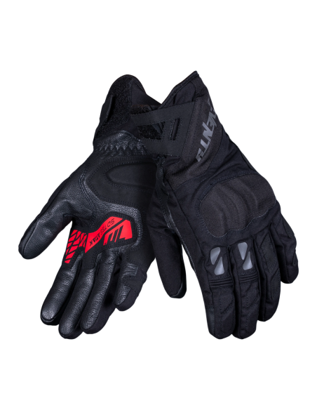 Guantes de moto Seventy Degrees SD-T55 Atak Hombre Negro/Rojo | Tecnoescape Bike