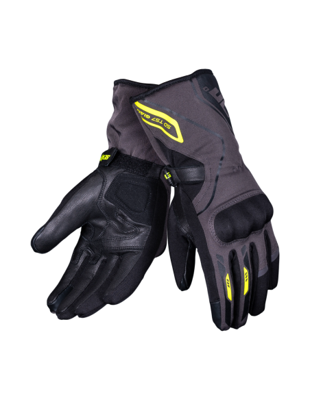Guantes de moto Seventy Degrees SD-T57 Giau Hombre Negro/Gris/Amarillo Fluor | Tecnoescape Bike