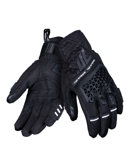 Guantes de moto Seventy Degrees SD-N60 Two Stroke Hombre Negro | Tecnoescape Bike
