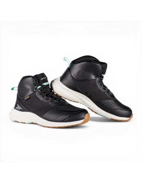 Botas de moto Seventy Degrees SD-Bc4 Vector Unisex Negro/Turquesa/Caramelo