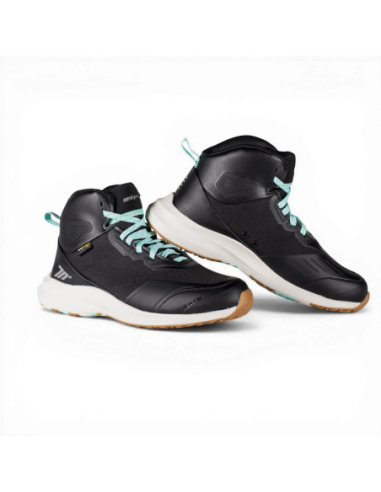 Botas de moto Seventy Degrees SD-Bc4 Vector Unisex Negro/Turquesa/Caramelo