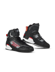 Botas de moto Seventy Degrees SD-Br2 Veloce Negro/Rojo/Blanco