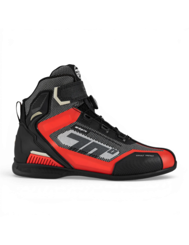 Botas de moto Seventy Degrees SD-Br3 Veloce Pro Negro/Rojo