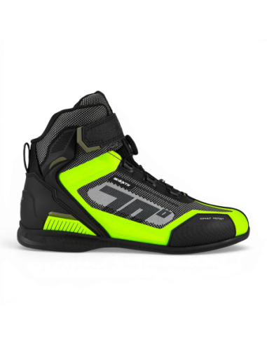 Botas de moto Seventy Degrees SD-Br3 Veloce Pro Negro/Amarillo Fluor 36