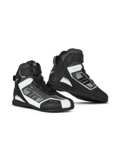 Botas de moto Seventy Degrees SD-Br3 Veloce Pro Negro/Blanco