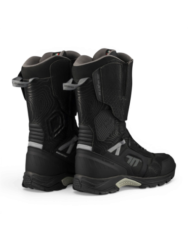 Botas de moto Seventy Degrees SD-Ba6 Stelvio Alta Negra/Gris