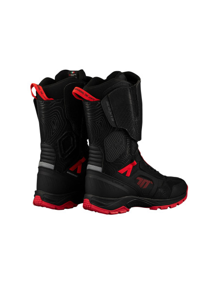 Botas de moto Seventy Degrees SD-Ba6 Stelvio Alta Negra/Roja