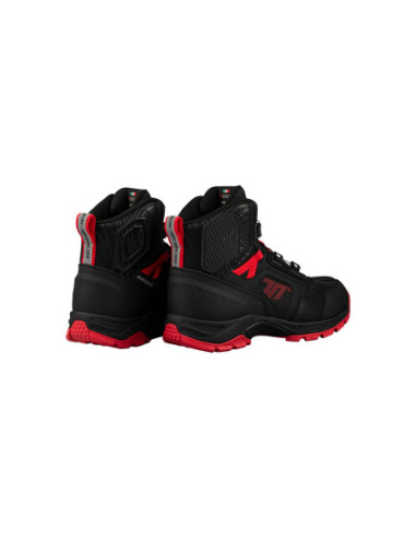 Botas de moto Seventy Degrees SD-Ba7 Stelvio Baja Negra/Roja