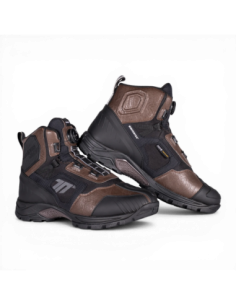 Botas de moto Seventy Degrees SD-Ba7 Stelvio Baja Negra/Marrón 2