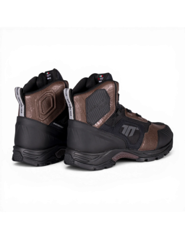 Botas de moto Seventy Degrees SD-Ba7 Stelvio Baja Negra/Marrón