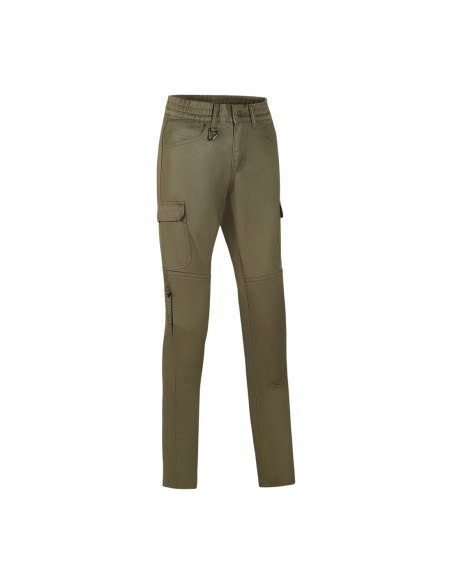 Pantalones de moto Seventy Degrees SD-PC26 TEIDE CARGO MUJER VERDE BOS