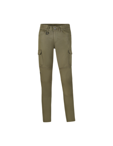 Pantalones de moto Seventy Degrees SD-PC26 TEIDE CARGO MUJER VERDE BOS