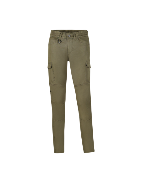 Pantalones de moto Seventy Degrees SD-PC26 TEIDE CARGO MUJER VERDE BOS