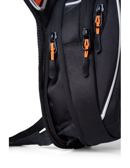 SD-TL2 MOCHILA DE PIERNA PARA MOTO NEGRA/BLANCA - Seventy Degrees