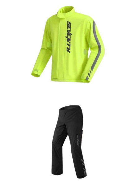 TRAJE IMPERMEABLE SD-S5 MONSOON AMARILLO FLUOR/NEGRO - Seventy Degrees