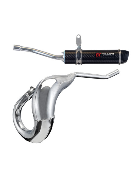 Escape Turbokit Cross 2T bufanda homologado especial adaptable para APRILIA RX 50 07-18, APRILIA SX 50 07-18, DERBI SENDA 50...